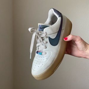 Iridescent Air Force 1s